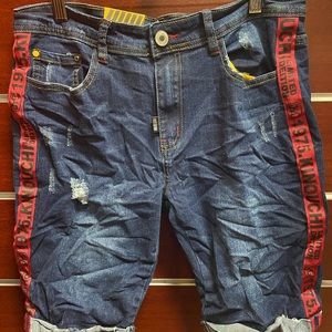 Shorts Jeans Ripped Mens